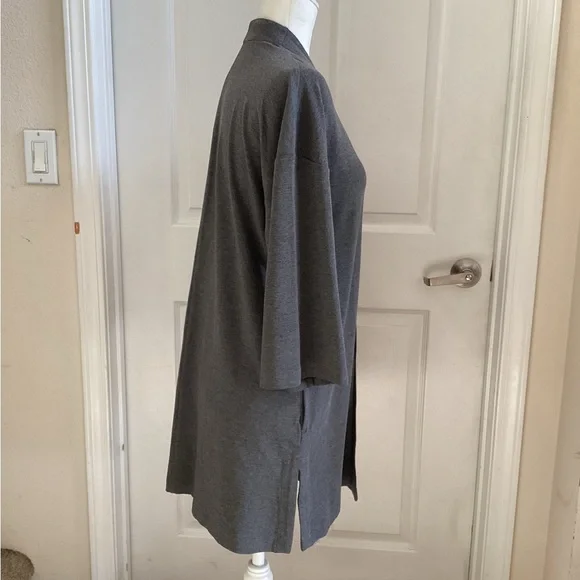 J. Jill Charcoal Heather Cardigan M - Picture 3 of 7